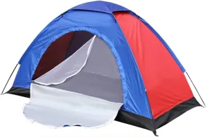 1-2 Person Camping Tent,Lightweight Beach Sun Shelter Tent,Single-Layer Door Shelter Tent with Carrying Bag for Outdoor Hiking Camping Fishing Beach