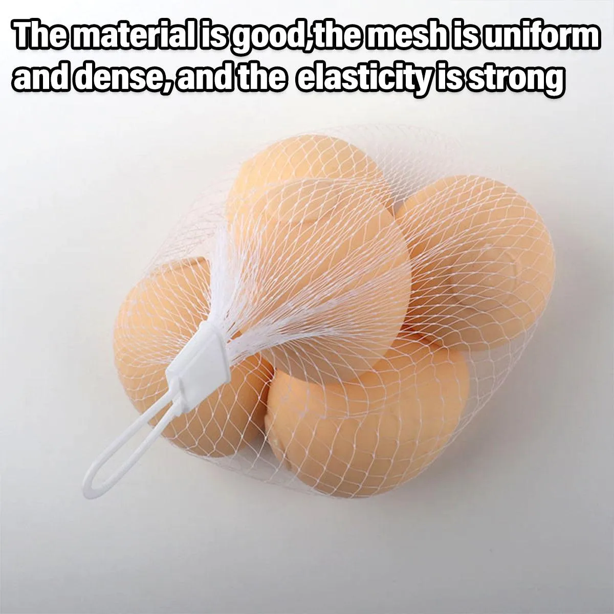 100pcs Nylon Mesh Bag Egg Storage Close Eye Plastic Mesh for Fruits Vegetables