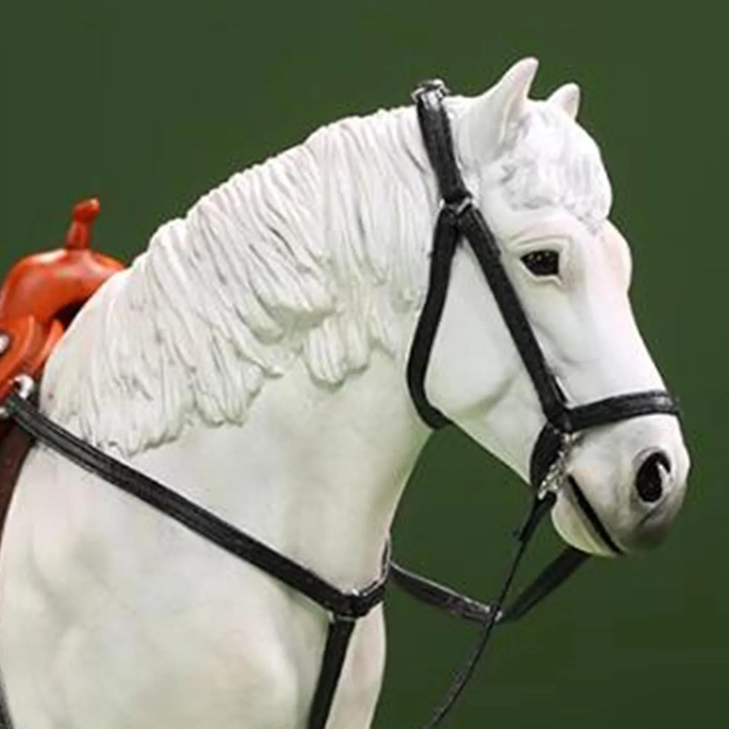 1/12 Scale Realistic Horse Figurines for Action Figures, Ideal Diorama Addition, White