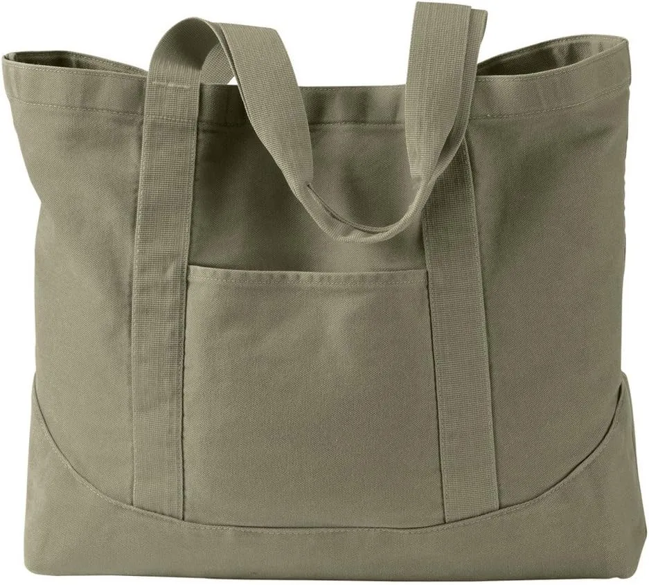 14 oz. Pigment-Dyed Large Canvas Tote