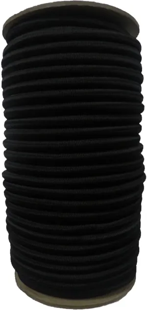 1/4" x 100 FT. Shock Cord - BLK