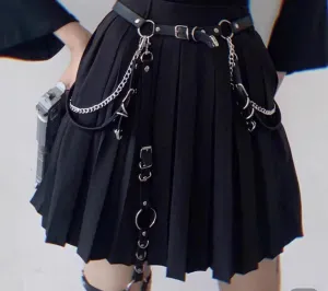 1/6 Scale Female Soldier Model Figure Doll Leg Waist Chain Belts Leather Body Chains for 12 inch Action Figure Doll Body Accessories Doll
