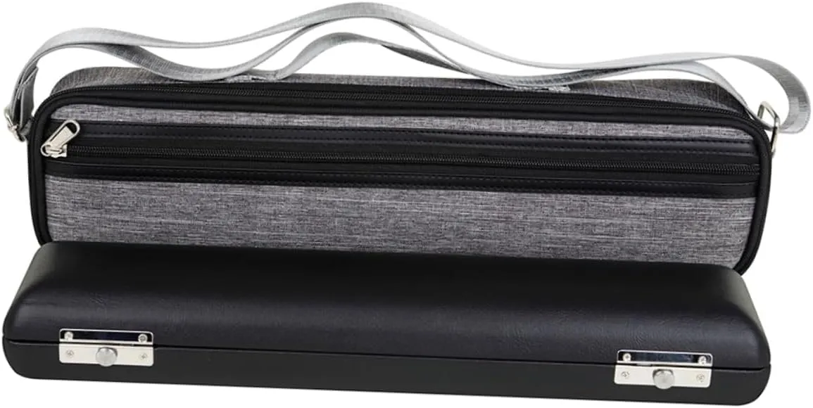 1Set Flute Storage Box Bag Set Durable Carrying Case for Wind Instruments High End Flute Container with Comfortable Design for Musicians and Travel