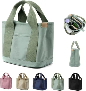 2023 New Women Large Capacity Multi-pocket Handbag, Multi-compartment Canvas Crossbody Shoulder Tote Bag For Travel Work.
