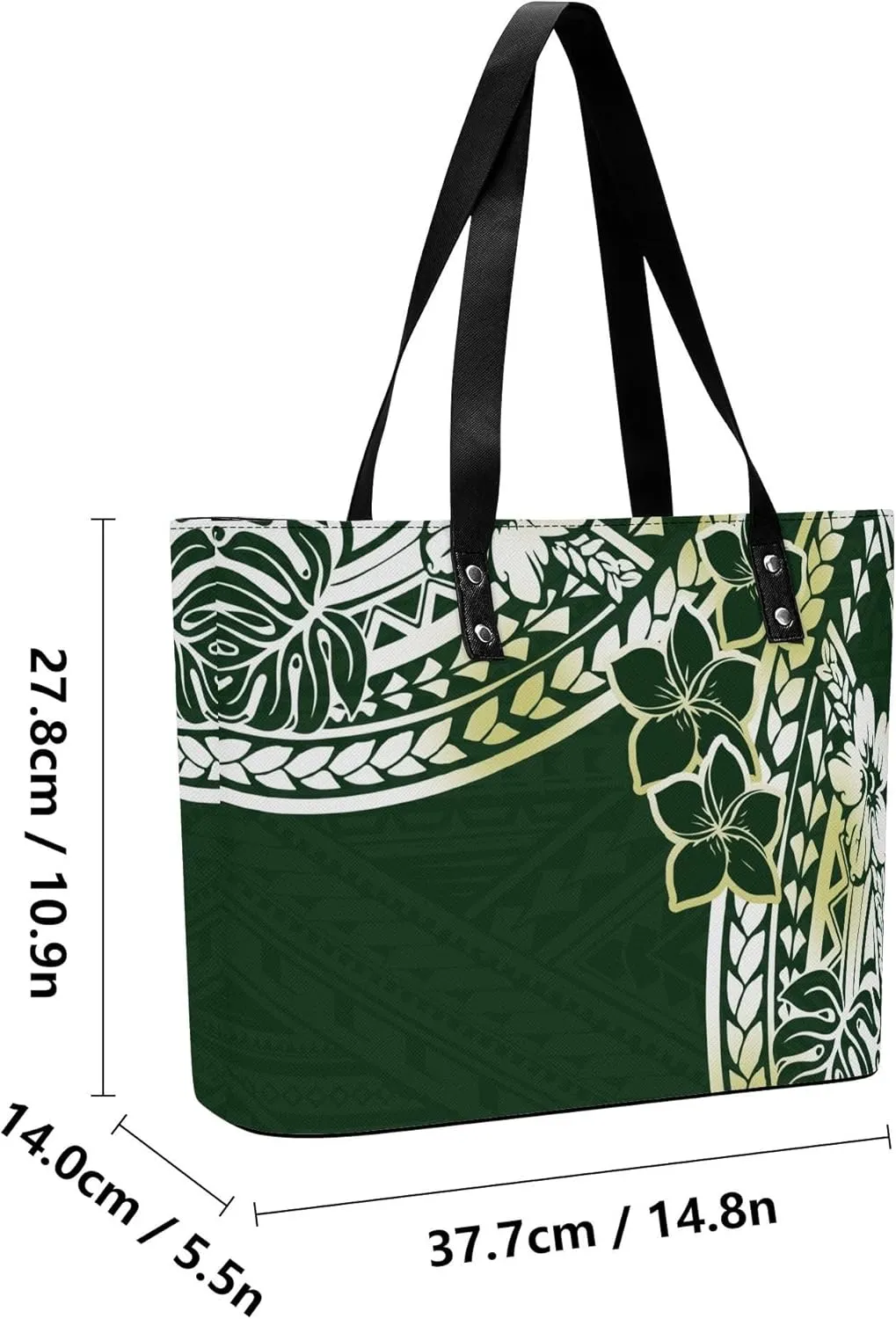 2025 New Polynesian Women'S Handbag And Purse Samoa Hawaii Fiji Islands Art Women'S Bag 2 Piece Set