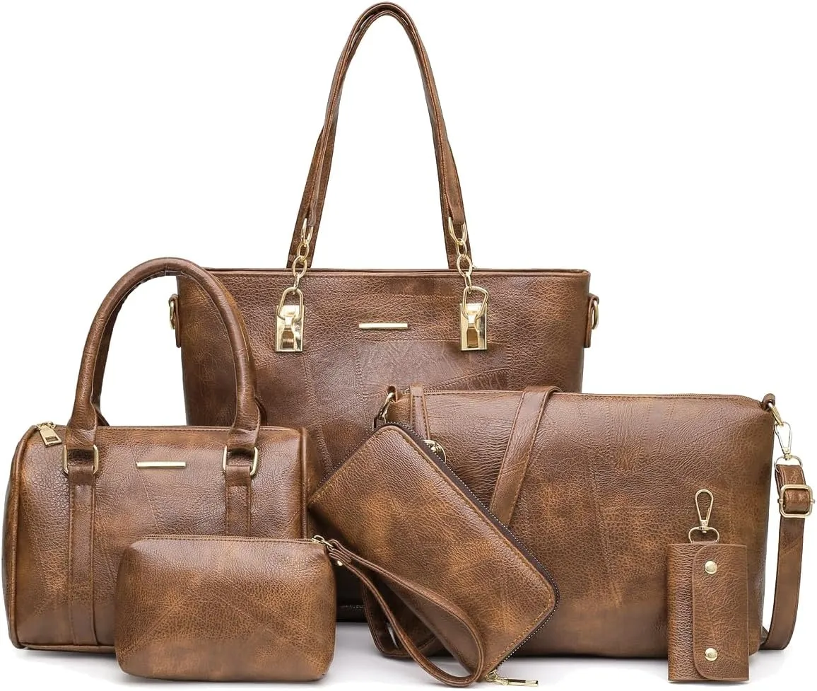 2E-youth Designer Purses and Handbags for Women Satchel Shoulder Bag Tote Top Handle Bag