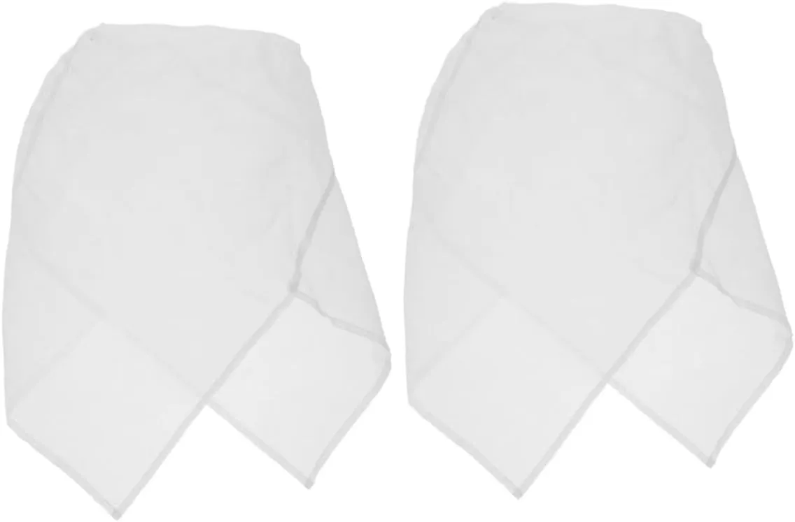 2pcs Steamed Rice Bag Cheese Cloth Bags Rice Cooker Bags Rice Steamer Liner Steamer Insert Sushi Rice Cooking Napkin Steamer Bag for Steamer Basket Liner Reusable Nylon White