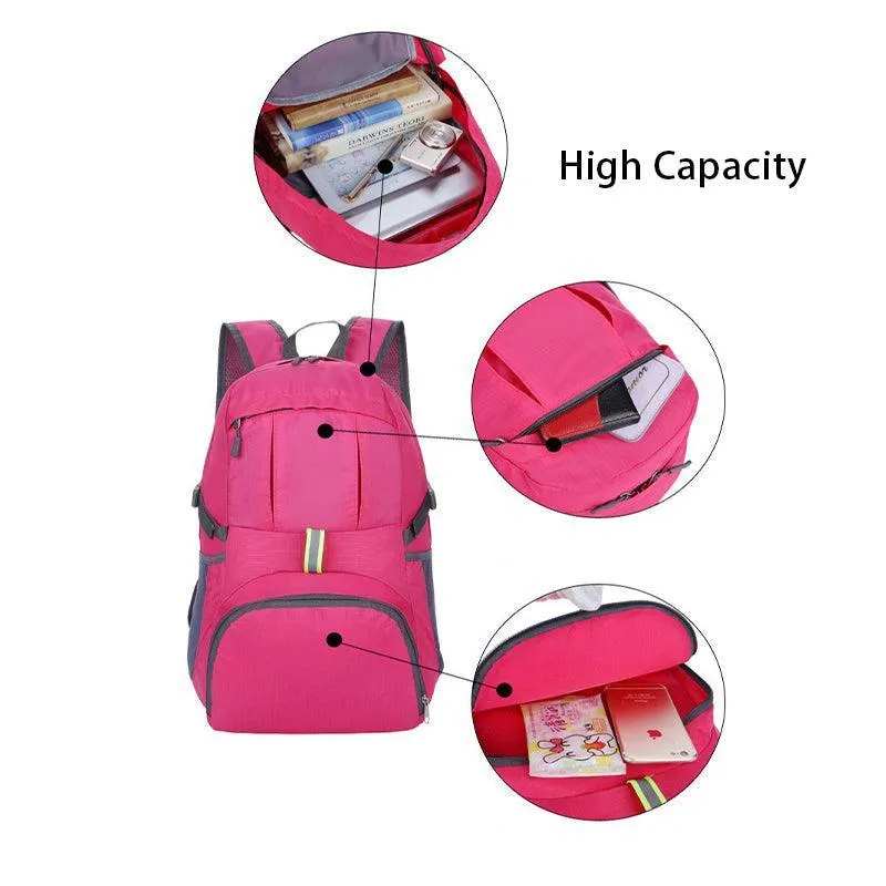 35L Light Foldable Waterproof Outdoor Sports Backpack Camping Hiking Travel Bag