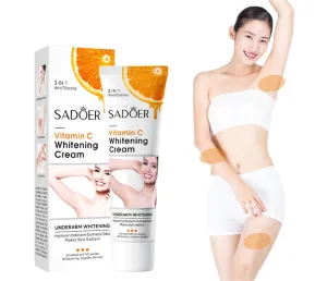 4 Pack For SADOER 3 in 1 Vitamin C Underarm Cream.Underarm Care Products