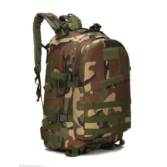 45L Large Capacity Molle Tactical Backpack Army Military Assault Bags