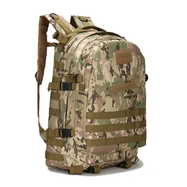 45L Large Capacity Molle Tactical Backpack Army Military Assault Bags