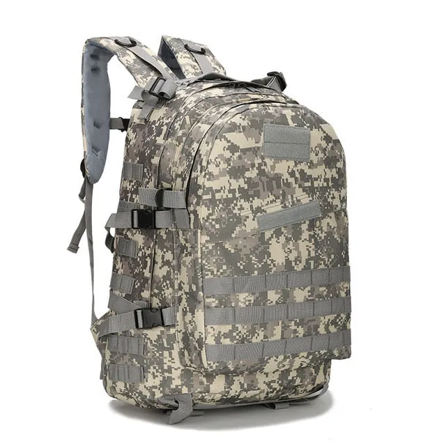 45L Large Capacity Molle Tactical Backpack Army Military Assault Bags