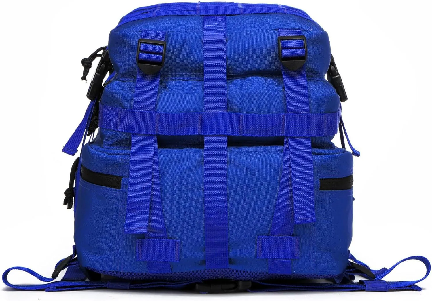 50L Sturdy Nylon Waterproof Fishing Hunting Backpack Outdoor Military Rucksacks Tactical Sports Camping Hiking (Blue)