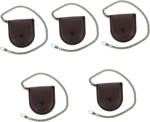 5pcs Luxury Vintage Watch Storage Bag Watch Pouch for Pocket Watch Sturdy and Stylish Watch Holder Bag for Men Women