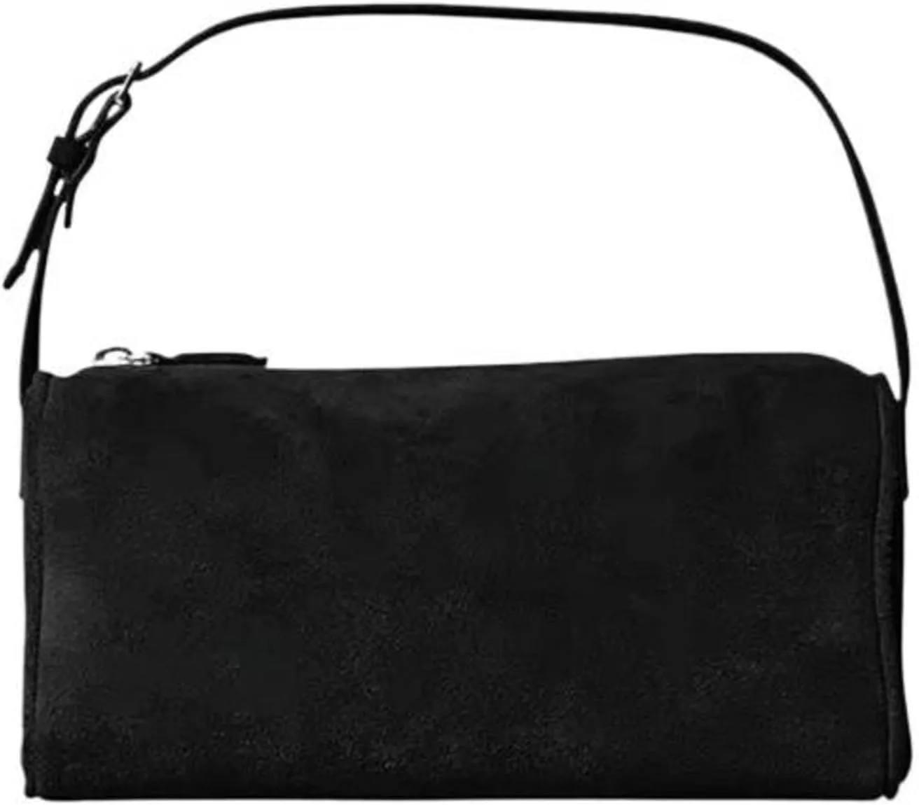 7 Cowhide Pen Holder Bag, Suede Underarm Bag, Genuine Leather Handbag, Women's Bag