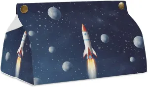 A Gym Artifact, The Canvas Rocket in Space Printed Yoga Storage Bag Is Durable, Wear-resistant And Does Not Strangle Shoulders. It Is Suitable for Both Men And Women