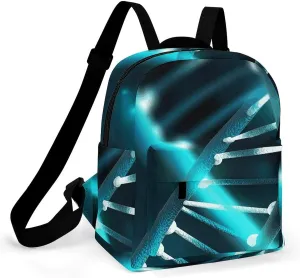 A Gym Artifact, The Canvas Science Gene Strand Printed Yoga Storage Bag Is Durable, Wear-resistant And Does Not Strangle Shoulders. It Is Suitable for Both Men And Women