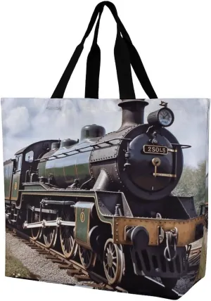 A Gym Artifact, The Canvas Steam Locomotive Train2 Printed Yoga Storage Bag Is Durable, Wear-resistant And Does Not Strangle Shoulders. It Is Suitable for Both Men And Women