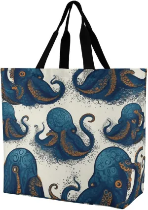 A Gym Artifact, The Canvas Tentacles Octopus Printed Yoga Storage Bag Is Durable, Wear-resistant And Does Not Strangle Shoulders. It Is Suitable for Both Men And Women