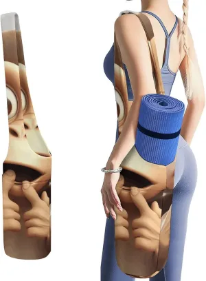 A Gym Artifact, The Canvas The Silent Monkey Printed Yoga Storage Bag Is Durable, Wear-resistant And Does Not Strangle Shoulders. It Is Suitable for Both Men And Women