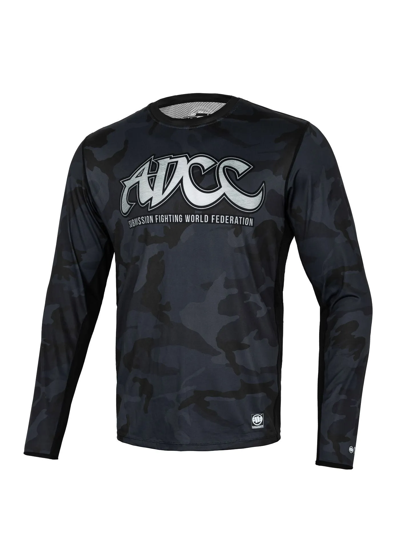 ADCC Camo - All Black Camo Mesh Longsleeve Performance Pro Plus