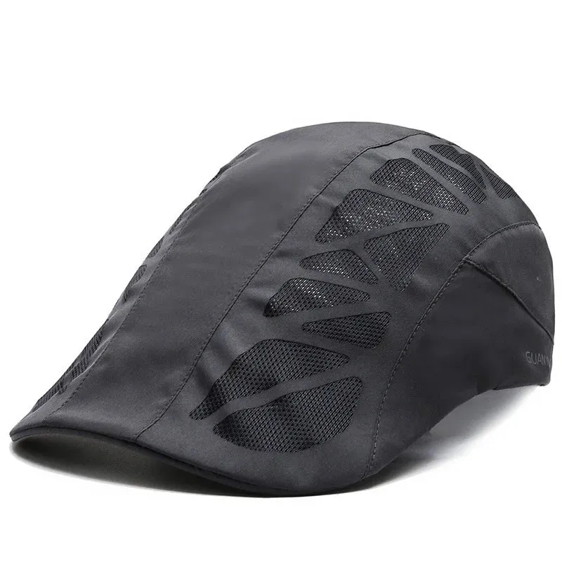 Adjustable Breathable Mesh Beret Hat