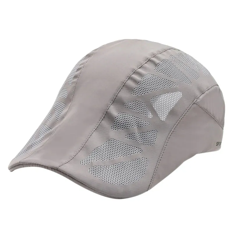 Adjustable Breathable Mesh Beret Hat