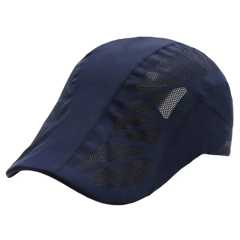 Adjustable Breathable Mesh Beret Hat