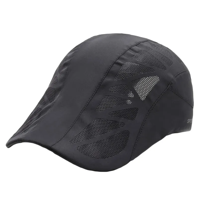 Adjustable Breathable Mesh Beret Hat
