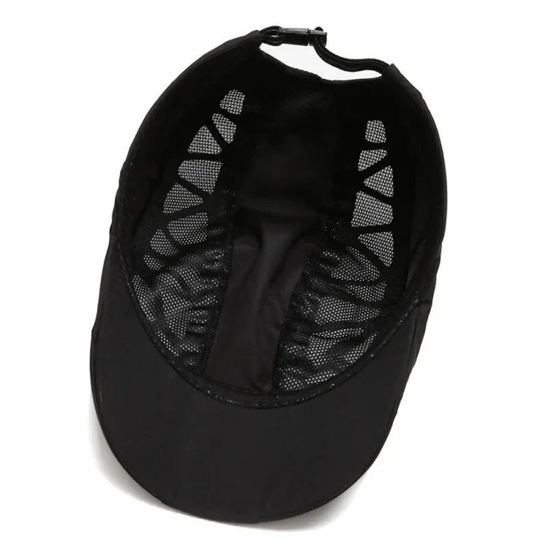 Adjustable Breathable Mesh Beret Hat
