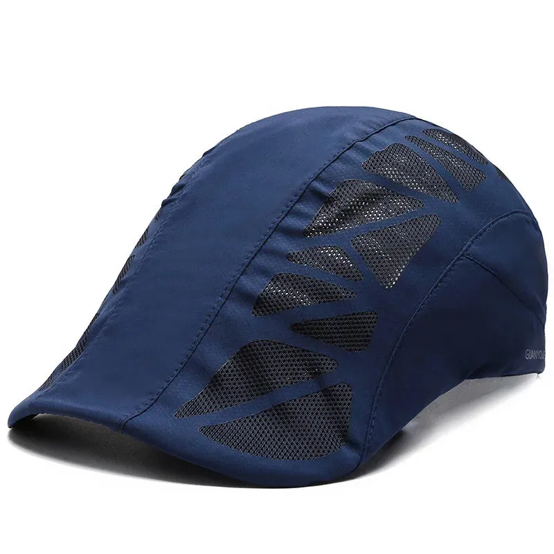 Adjustable Breathable Mesh Beret Hat