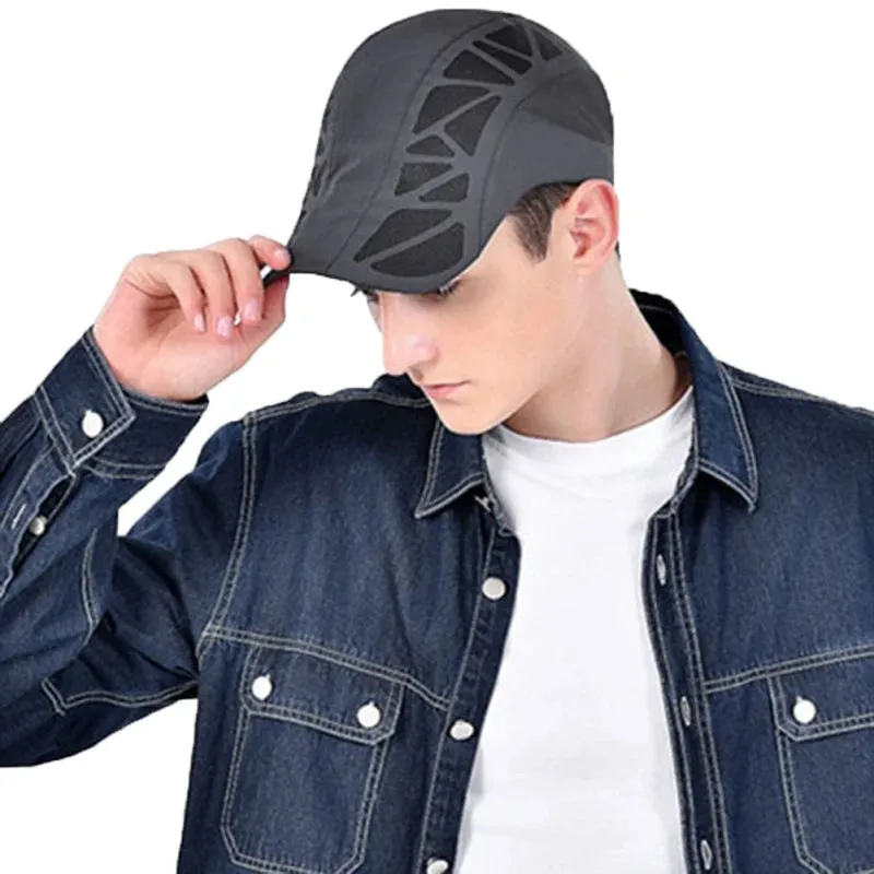 Adjustable Breathable Mesh Beret Hat