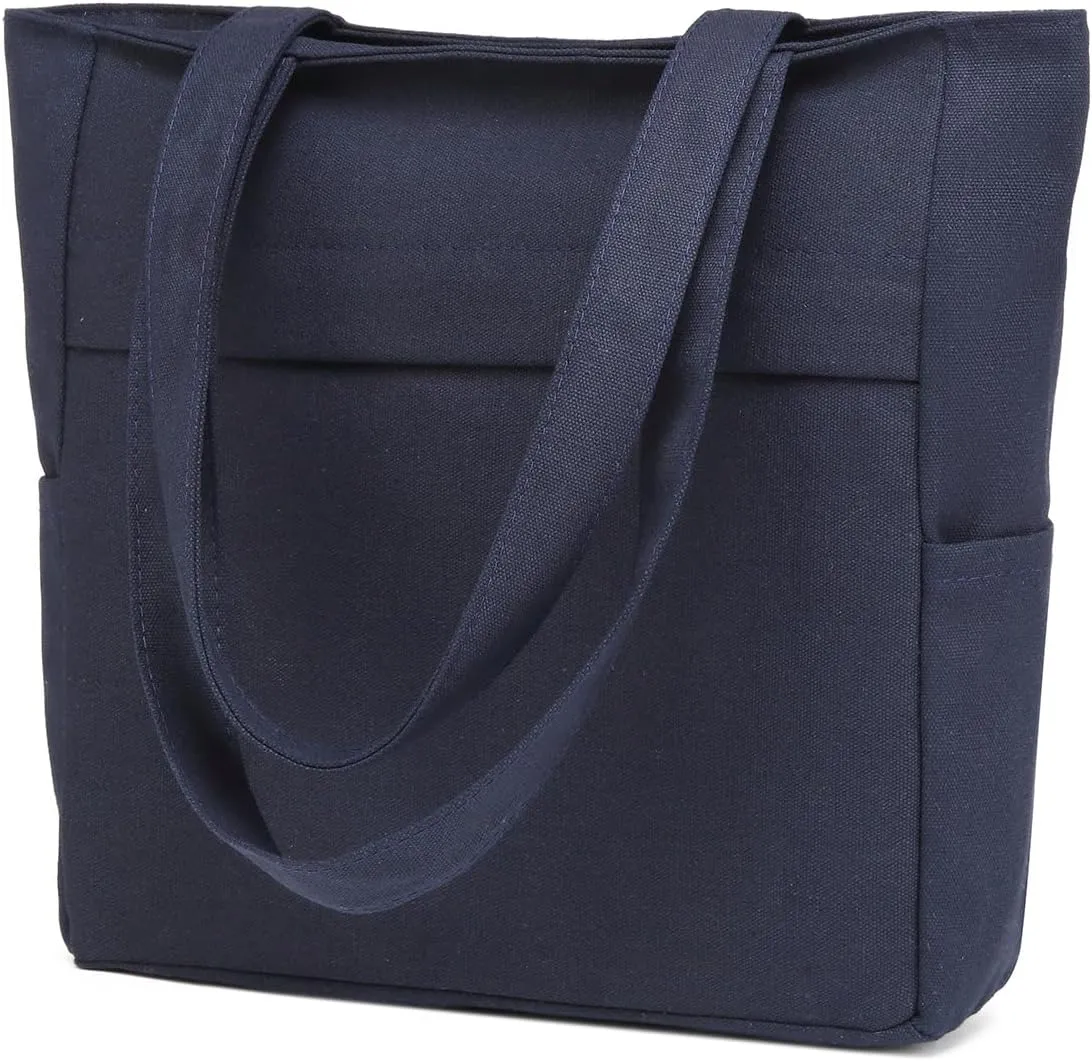 Afashor Women's Vintage Canvas Tote Bag Casual Hobo Shoulder Satchel Large Capacity Handbag