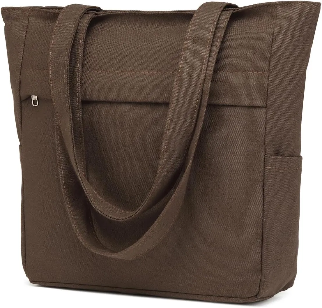 Afashor Women's Vintage Canvas Tote Bag Casual Hobo Shoulder Satchel Large Capacity Handbag