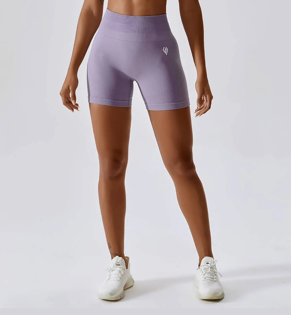 Air Flow Seamless Training Shorts-Lavender