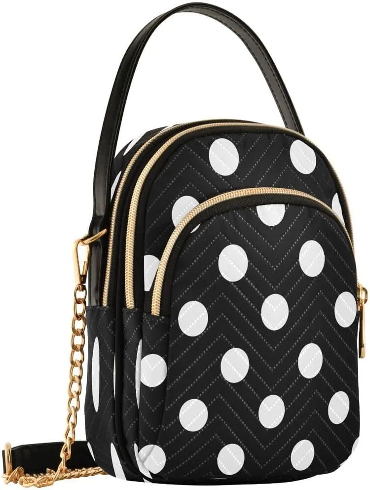 ALAZA Crossbody Bag Small Shoulder Handbags Leather Purse for Women
