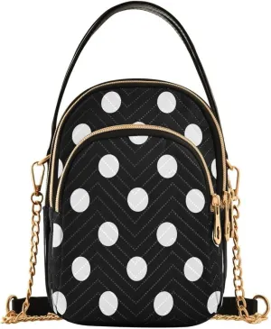 ALAZA Crossbody Bag Small Shoulder Handbags Leather Purse for Women