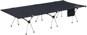 Aluminum Alloy Camping Cot with Carry Bag Folding Bed Oxford Fabric Removable Camping Bed for Outdoor Camping,Travel,Beach