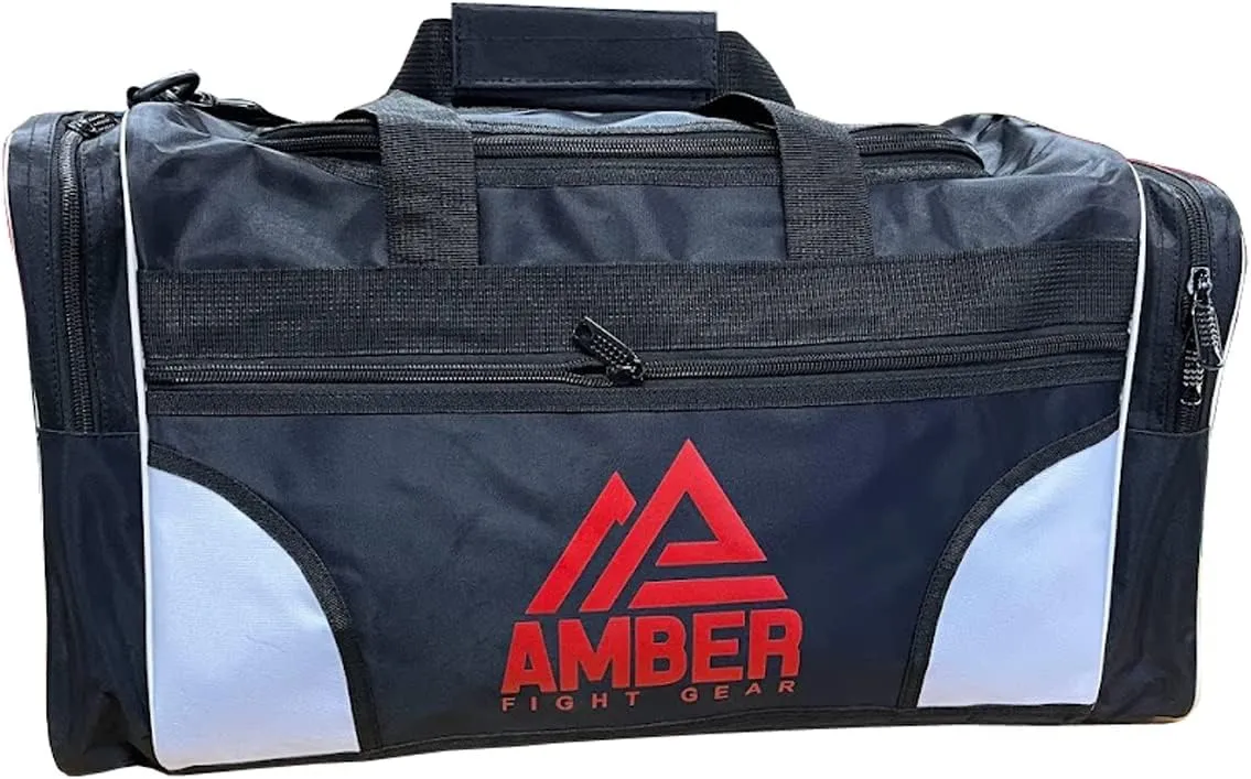 Amber Fight GearHoldallGym Bag Duffle Mesh Bags Workout Bag Gym Bagfor Boxing, MMA, Kickboxing Wrestling, or Active Athlete Bag. It’s a Breathable Duffel Bag for Sweaty Clothes and Equipment