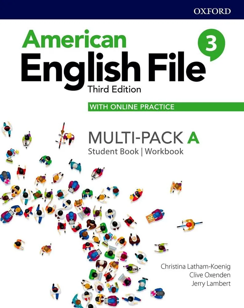 American English File Level 3 Student Book/Workbook Multi-Pack A with Online Practice