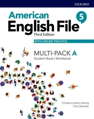 American English File Level 5 Student Book/Workbook Multi-Pack A with Online Practice