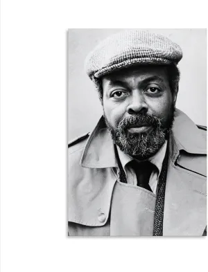 Amiri Baraka Writer Poet Quote Portrait Vintage Black And White Art Poster (1) Canvas Poster Wall Art Decor Print Picture Paintings for Living Room Bedroom Decoration Unframe-style 24x36inch(60x90cm)