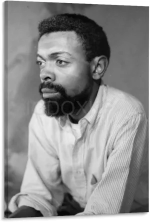 Amiri Baraka Writer Poet Quote Portrait Vintage Black And White Art Poster (3) Canvas Poster Wall Art Decor Print Picture Paintings for Living Room Bedroom Decoration Frame-style 20x30inch(50x75cm)