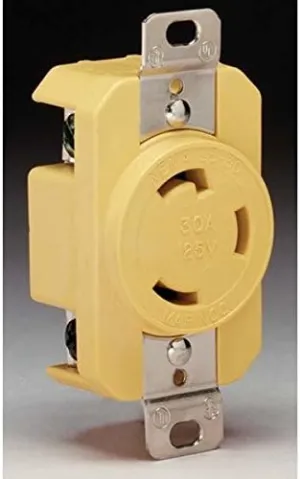 AMRM-305CRR Marinco 30 Amp Shore Power Locking Receptacle
