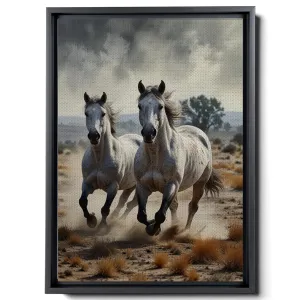Animal Pictures Wall Art, Desert Running Horses Painting Picture Print on Canvas, Modern Wall Decor, Wildlife Wall Art, Animal Wall Decor, Horses Art Print, Watercolor, Print