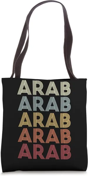 Arab Alabama Arab AL Retro Vintage Text Tote Bag