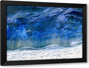 ArtDirect The Edge of the North Polar Region from Space Custom Framed Art Print Giclee Print or Canvas Options with Various Sizes and Customization by NASA