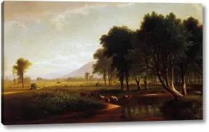 Artist Brook, North Conway, New Hampshire by Benjamin Champney - 10" x 16" Gallery Wrap Canvas Art Print - Ready to Hang