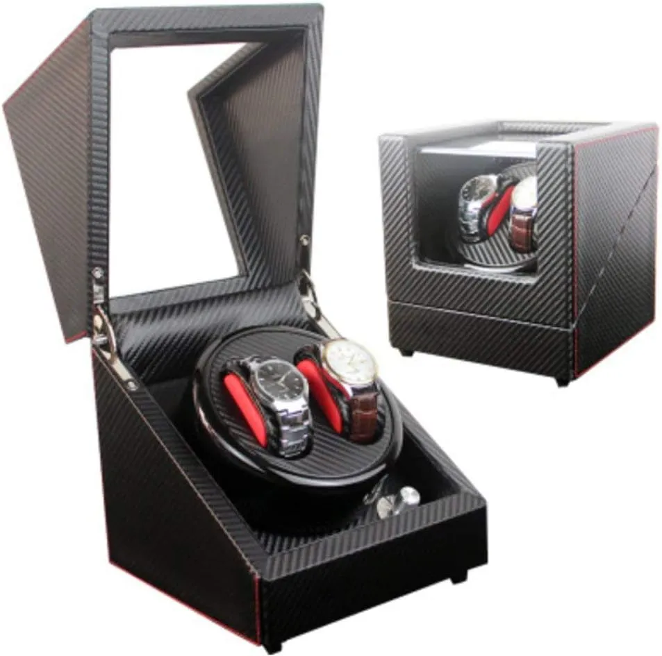 Automatic Watch Winder Watch Winder Mechanic Fully Automatic Mechanical Watch Winding Box Awaking Table Rotating Table Rotating Table Box Watch Winder Display Watch Box (4 6a)