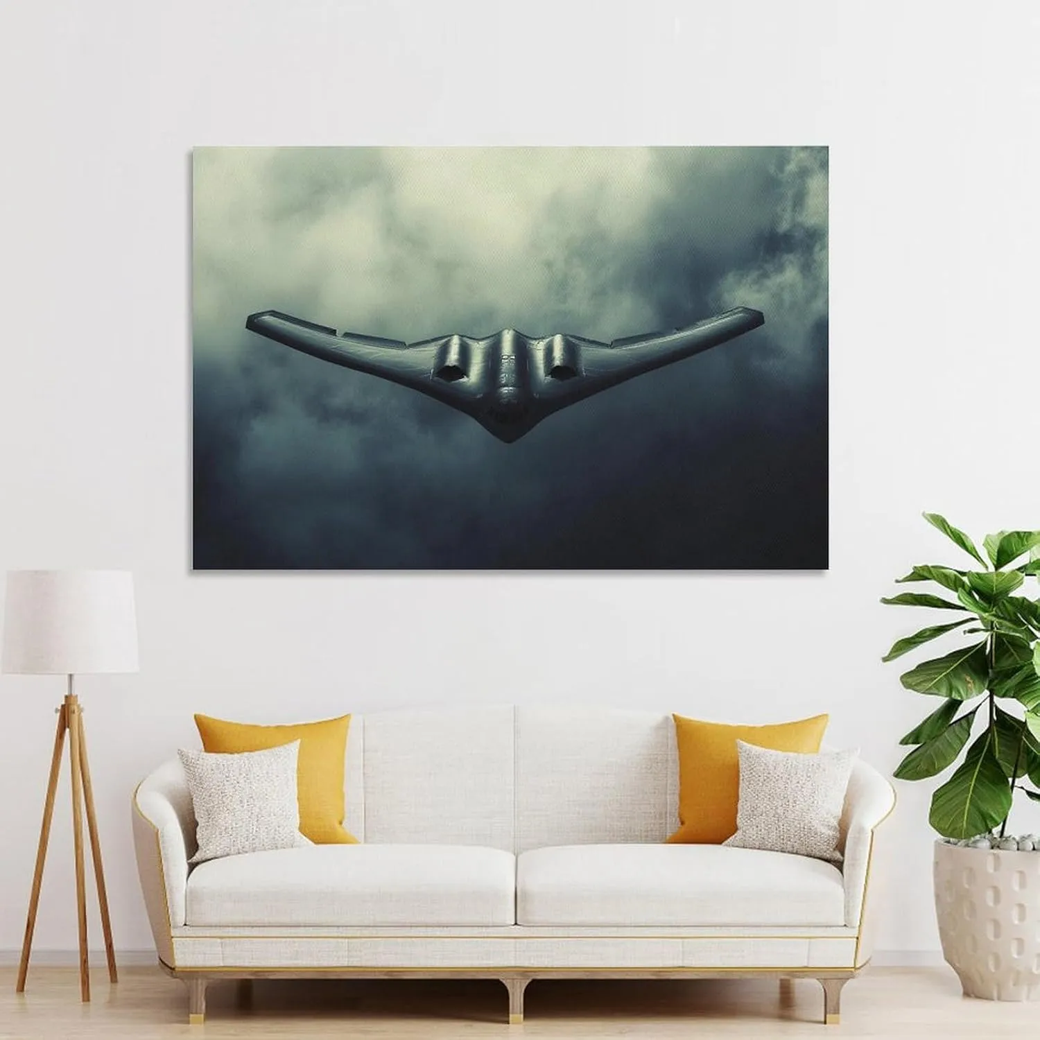 Aviation Wall Decor Northrop-Grumman B-2 Spirit Bomber Art Print Poster (18) Wall Art Picture Painting Poster Canvas Print Posters Artworks Bedroom Living Room Decor 20x30inch(50x75cm)